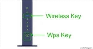 Wireless and wps key
