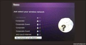Select your correct network