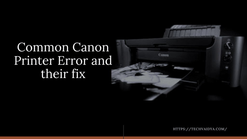 fix common canon Problems