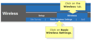 Wireless Basic Wireless Settings