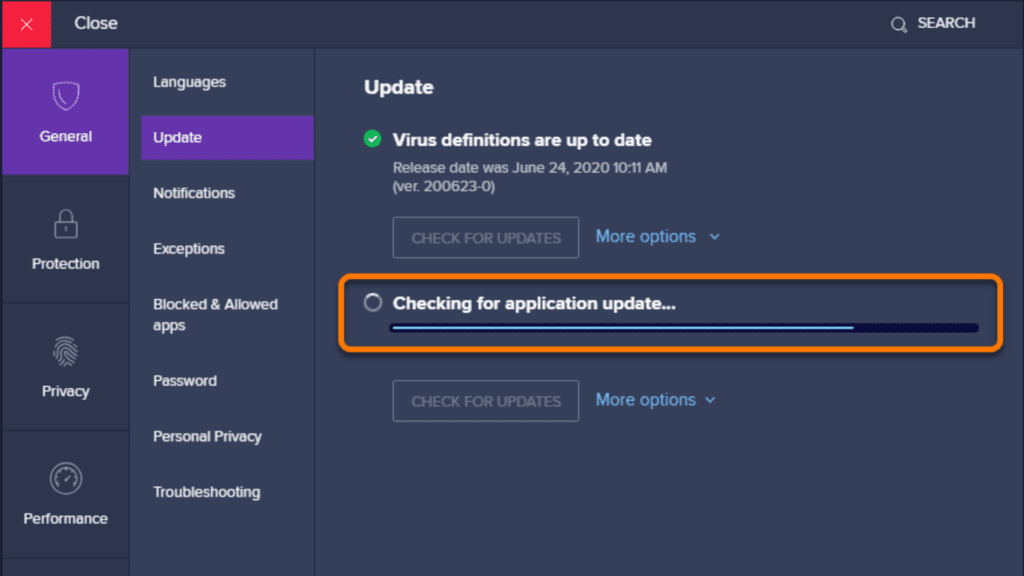 update avast virus definitions