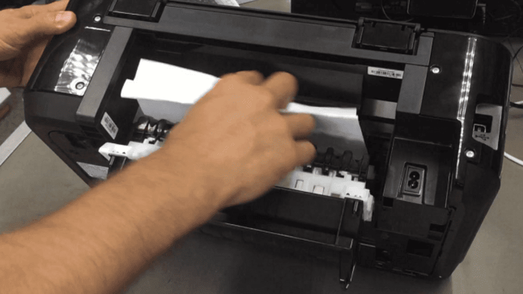 remove printer jam error