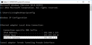 default netgear router ip address 1