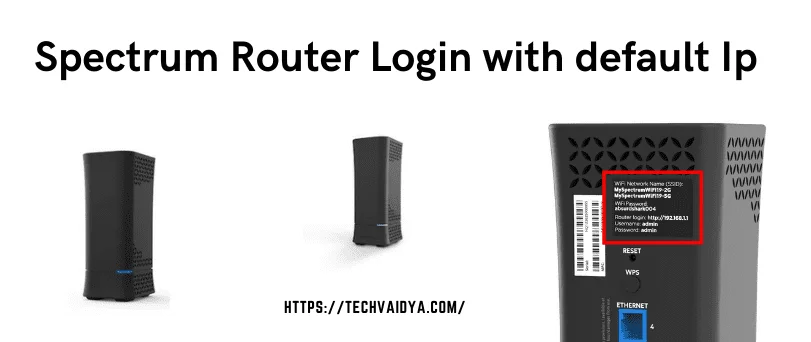 spectrum router login